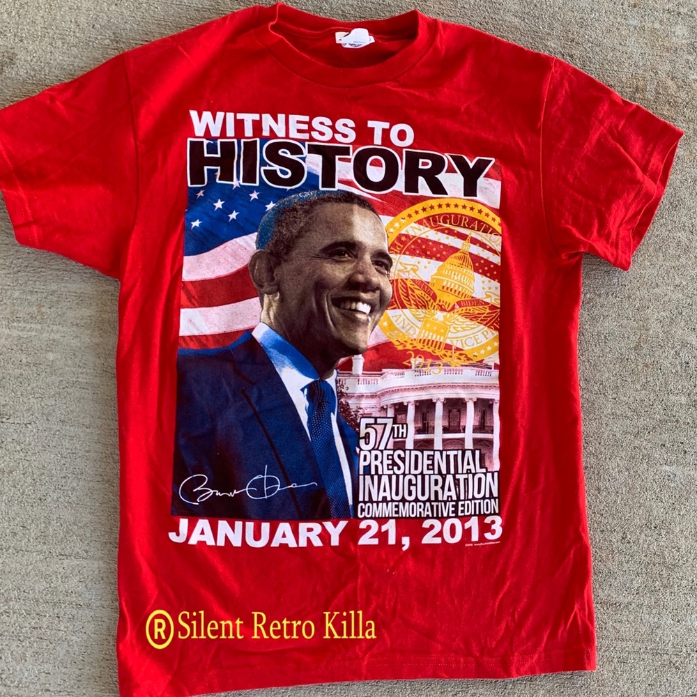 57 presidential inauguration Barack Obama tshirt